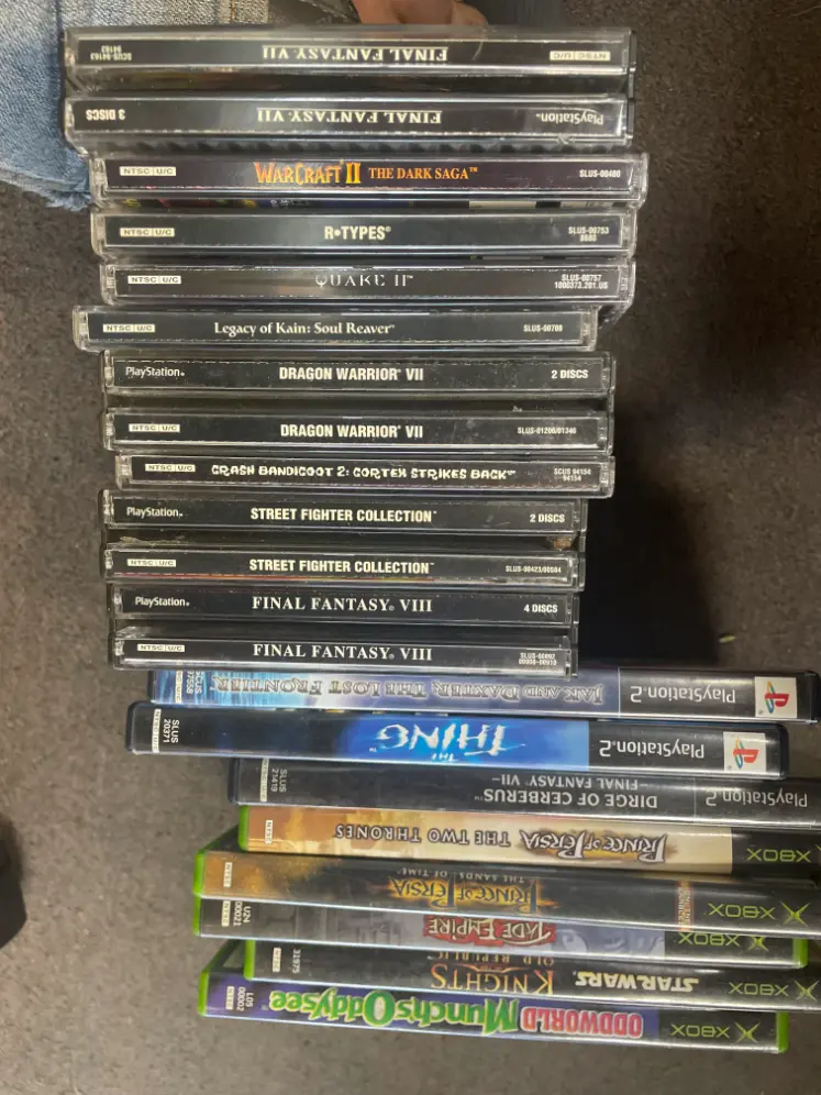Collection of used movies, music, and video games available at CD Exchange